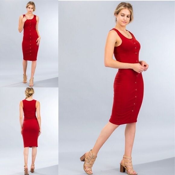 Ribbed fitting dress    - Picture 1 of 1